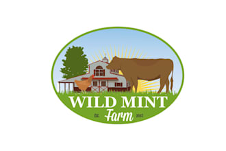 design ideal extraordinary logo for wild mint farm