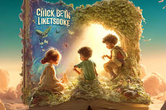 design eye catching kids book covers for amazon KDP