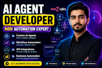 build n8n ai agent, n8n automation, n8n workflow and ai workflow automation