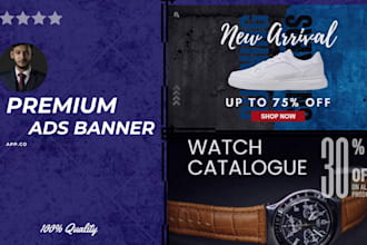 design professional web and ads banner