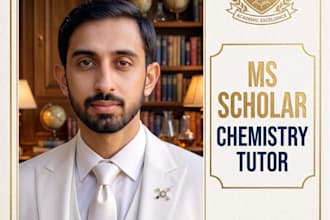 be your expert chemistry tutor from high school to university level