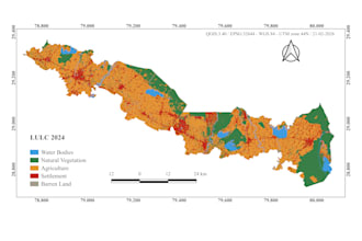 create professional land use land cover lulc maps
