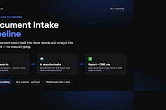 build an ai n8n pipeline that reads your documents into reports and CRM