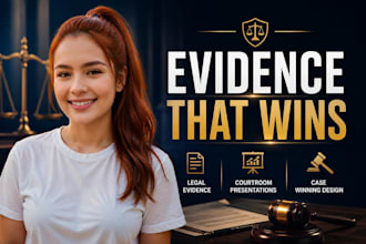 design legal evidence and courtroom presentation for trial cases