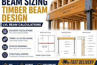 do beam sizing, lvl beam design and timber beam calculations