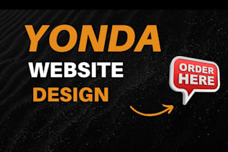 do yonda website design redesign yonda