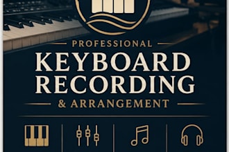 record and compose the keyboards part