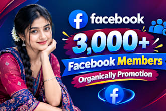 add 3,000 facebook members to your group