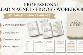 design lead magnet, ebook design and PDF lead magnet for business leads