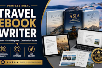 write professional travel guide travel ebook or destination itinerary