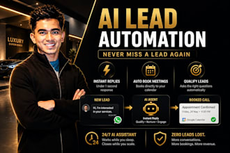 set up ai lead qualify automation for your insta, whatsapp, and fb