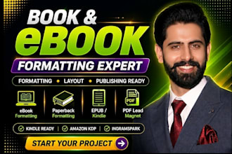 do book formatting, ebook formatting, cookbook formatting and book cover design