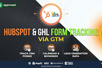setup hubspot tracking or gohighlevel ghl form tracking via google tag manager