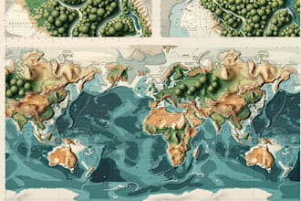 design great map in quality vector illustration