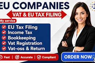 handle eu tax and vat registration, german tax filing, income tax, oss, ioss