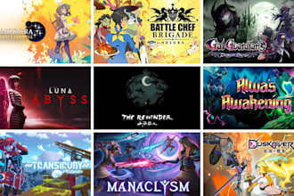 design steam capsule art, game banner, and custom steam store page cover art