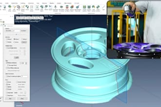 do reverse engineering of your product 3d modeling into solid cad models