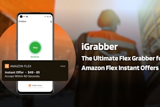build amazon flex bot, grabber bot, amazon flex flex driver bot, block grabber