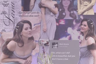 make aesthetic moodboards for you
