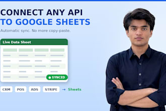 connect any API to google sheets with automated sync