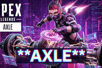 create 3d apex legends thumbnail