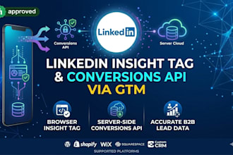 setup linkedin insight tag and conversions API via google tag manager