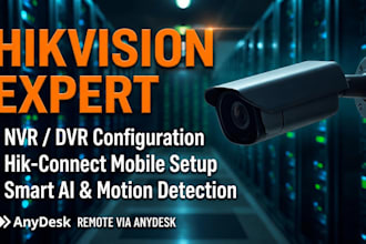 configure hikvision nvr, IP cameras, and hikconnect remote