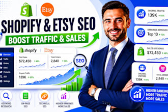 optimize your shopify or etsy store SEO for higher google and etsy rankings