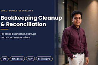 clean up and reconcile your zoho books for small businesses and startups