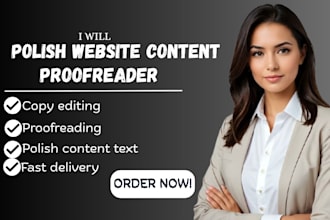 proofread and edit your polish website content to sound native