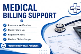 handle insurance verification and medical billing support