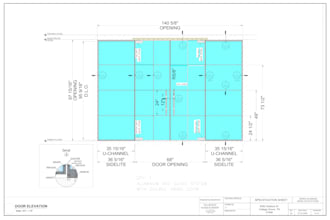 create professional storefront and curtain wall shop drawings