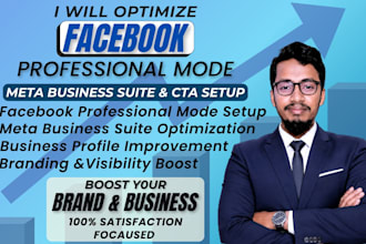 optimize fb professional mode meta business  suite and cta setup