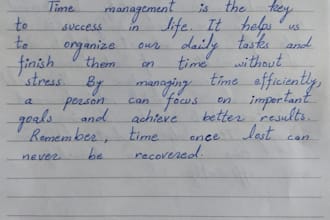 do handwritten assignment writing