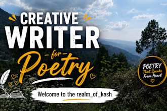 write original rhyming custom poetry for you