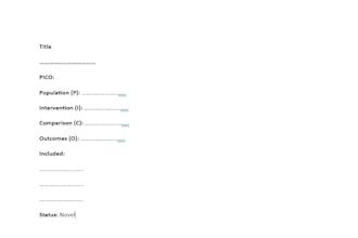 find and validate a novel or updated idea for medical research for publishing