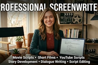 do movie script writing, short film comedy script, youtube script
