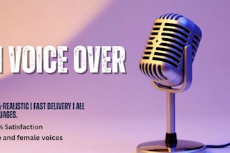 generate professional and realistic ai voice over by using elevenlabs