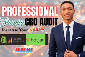 do shopify cro audit website ui ux audit landing page audit