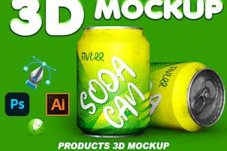 make 3d mockup in photoshop
