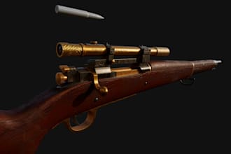 create professional 3d game assets for your project