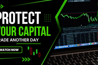 design professional trading and crypto thumbnails