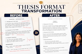 expertly format phd, masters thesis or dissertation in word