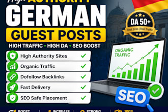 provide german guest posting and german backlinks for SEO