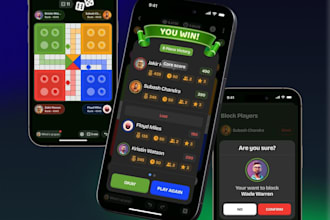 develop board game card game ludo game chess game multiplayer mobile game app