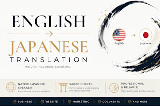 translate english into natural japanese