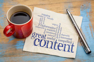 deliver SEO friendly content and conversion focused copywriting