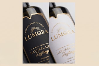 do professional olive oil bottle label and packaging design