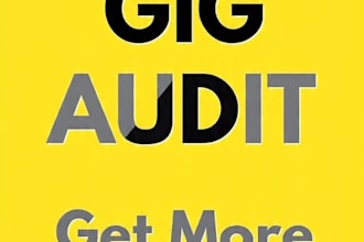 audit and review your fiverr profile and gigs to get more orders