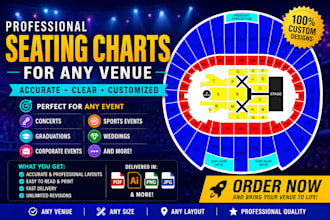 create an interactive seating chart for events on any venues